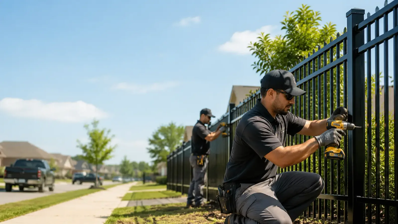Metal Fence Installation in Decatur, IL